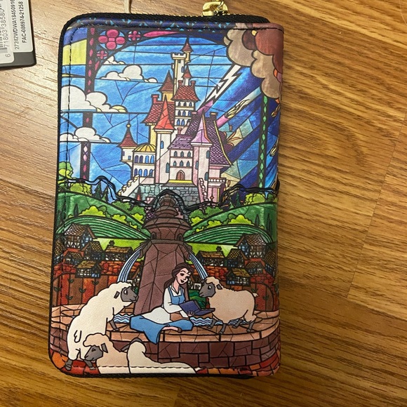Loungefly beauty and the beast stained glass set - Picture 3 of 9